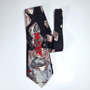 Giorgio Amarani Novelty Necktie Drink Cocktail Tie all over Print